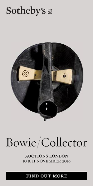 Ian Craig - David Bowie Auction - Banner design & development