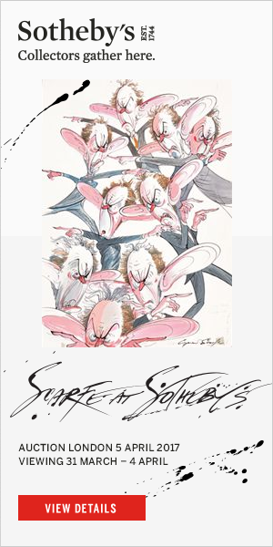 Ian Craig - Gerald Scarfe Auction - Sotheby's Banner design & development